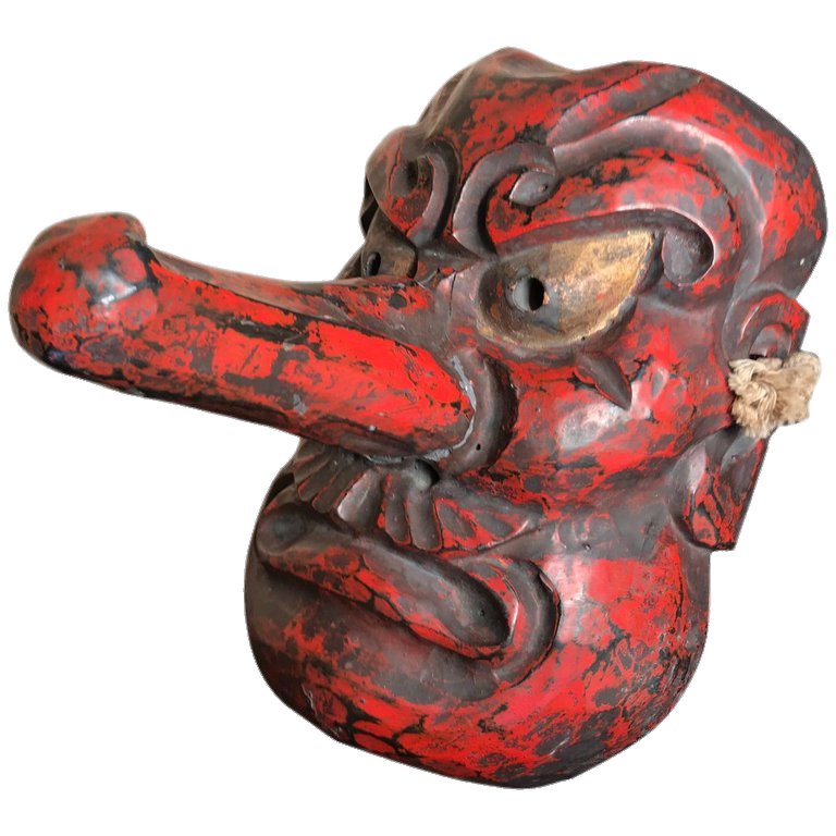 Antique Tengu Mask