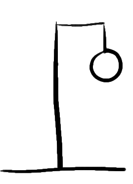 Hangman head on noose