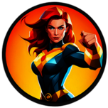 Jean Grey Character - App Icon - Fan Art