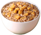 Oatmeal With Apple Cubes