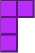 Tetris L block upside down