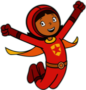 WordGirl Jumping Up