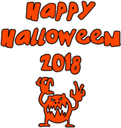 Happy Halloween 2018 Scary Monster