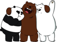 We Bare Bears Hugging