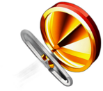Low poly trumpet app icon