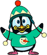 Pip Ahoy Character Alan Wearing Snowman Sweater