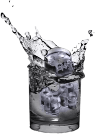 Skull Icecube In Glass