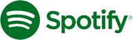 Spotify dark green logo landscape