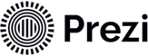 Prezi black logo landscape