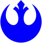 Rebel Alliance Logo Blue