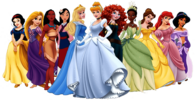 Large Group Of Disney Princesses