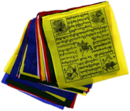 Collection Of Buddhist Prayer Flags