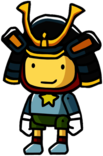 Scribblenauts Maxwell With Samurai Helmet