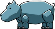 Scribblenauts Hippopotamus