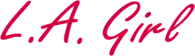 L.A. Girl logo pink