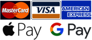 Mastercard Visa American Express Apple Pay Google Pay Logos Payment Methods