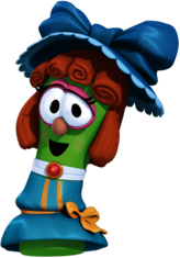 VeggieTales Sara Crewe Wearing Blue Hat