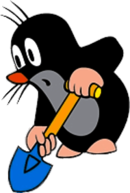 Little Mole Working With Spade