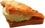 Apple Turnover With Cream