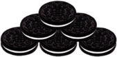 Triangle Stack Of Oreo