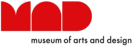 Museum of Arts and Design logo red