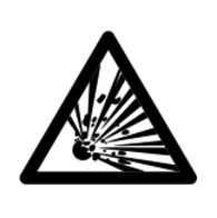 Danger - Explosive! (B&W)