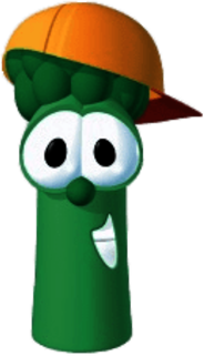 Junior Asparagus Wearing Cap