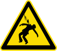 Thunder Hazard Warning Sign
