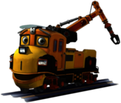 Chuggington Character Skylar the Large Crane Locomotive