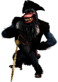 Ice Age character Captain Gutt posing