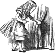 Alice In Wonderland Behind The Curtain