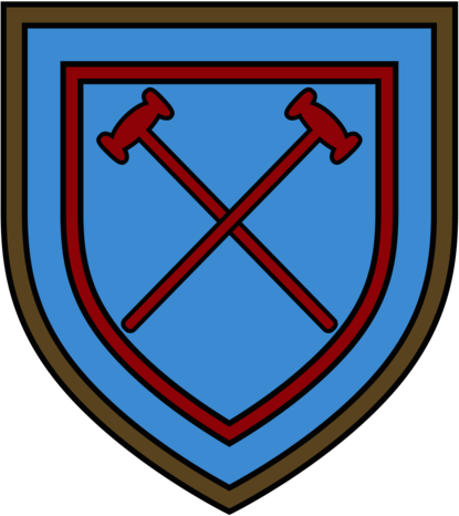 West Ham United London (1950's logo)