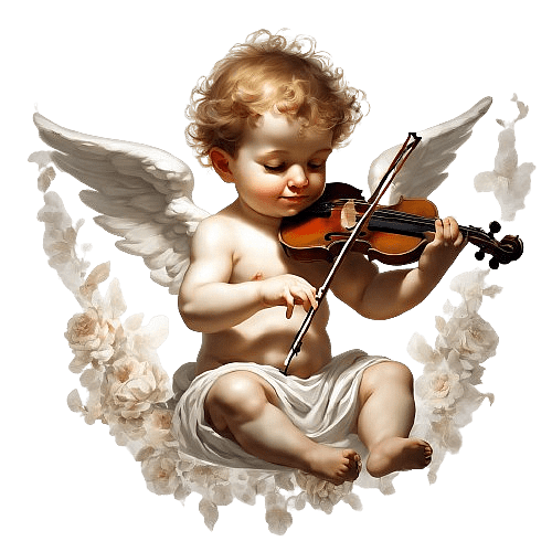 Cherub Playing the Violin