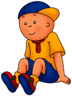Caillou Sitting