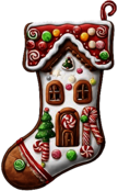 Gingerbread Christmas Stocking