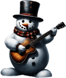 Rockstar Snowman