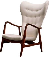 Armchair White Back