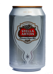 Beer Can Stella Artois