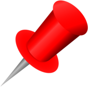 Red Push Pin