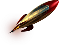 Rocket Vintage Drawing