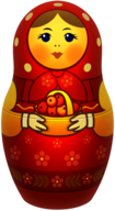 Red Russian Doll