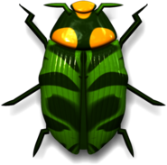 Ladybug Dark and Light Green