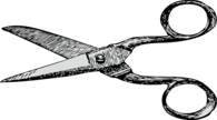 Vintage Scissors Clipart