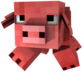 Minecraft Pig Front View