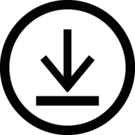 Black and White Download Arrow