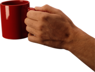 Holding Coffee Mug Hand