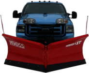 Snow Plough on A Truck