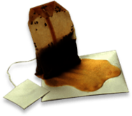 Used Teabag and Stain