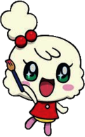 Kiramotchi Holding Paint Brush