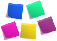 Group Of Sticky Notes
